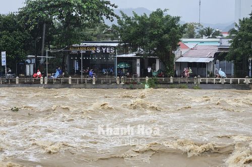 Lũ trên sông Cái Nha Trang có khả năng lên mức báo động 2