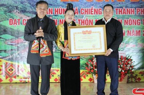 Bản Hùn đạt bản nông thôn mới kiểu mẫu về văn hóa nông thôn