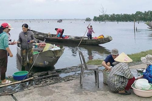 Mùa nước nổi bên chân phá