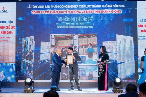 Máy tính Thánh Gióng đạt Sản phẩm công nghiệp chủ lực TP.Hà Nội lần thứ 3 liên tiếp