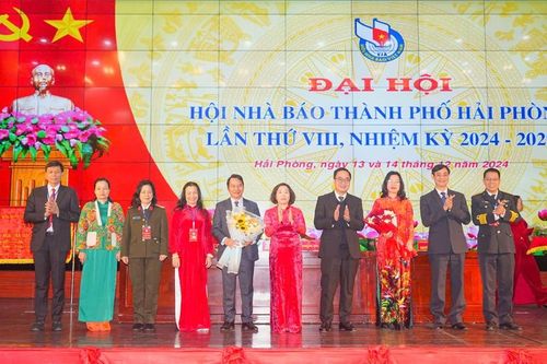Đại hội lần thứ VIII Hội Nhà báo thành phố Hải Phòng nhiệm kỳ 2024-2029
