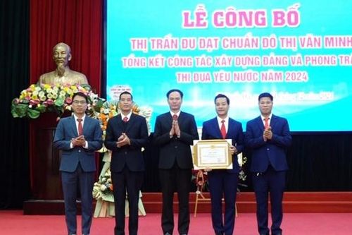 Thái Nguyên: Thị trấn Đu đạt chuẩn đô thị văn minh