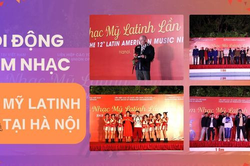 Giao lưu hữu nghị đêm nhạc Mỹ Latinh tại Hà Nội