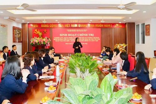 Sôi nổi sinh hoạt chính trị về 'kỷ nguyên vươn mình của dân tộc' tại quận Thanh Xuân