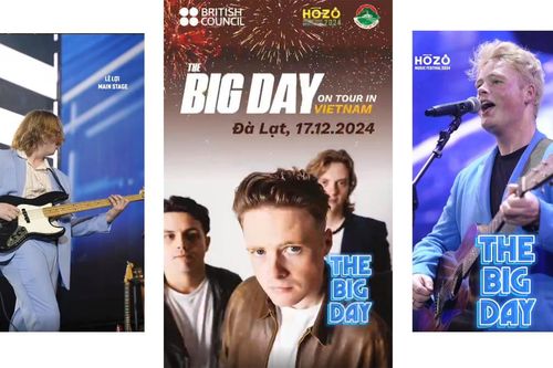 Nhóm nhạc The Big Day biểu diễn miễn phí tại Đà Lạt