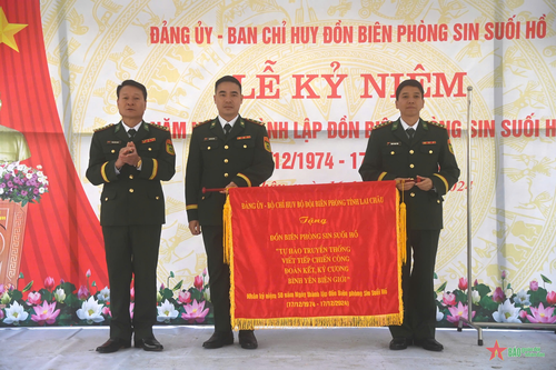 Kỷ niệm 50 năm thành lập Đồn Biên phòng Sin Suối Hồ, BĐBP tỉnh Lai Châu