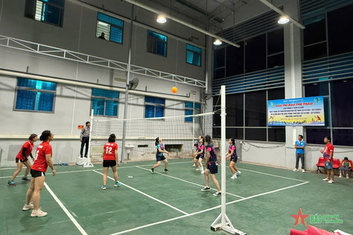 Bệnh viện Quân y 87 tổ chức giải thể thao 'Ngày hội văn hóa quân dân'