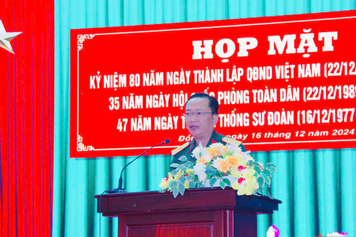 Sư đoàn 302 (Quân khu 7) họp mặt kỷ niệm 47 năm Ngày truyền thống