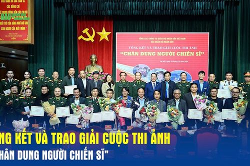 Tổng kết và trao giải Cuộc thi ảnh 'Chân dung người chiến sĩ'