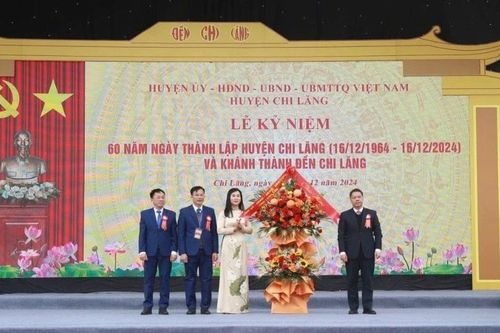 Huyện Chi Lăng kỷ niệm 60 năm thành lập và phát triển