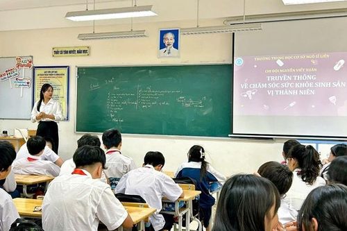 Đẩy mạnh tổ chức tuyên truyền sức khỏe sinh sản vị thành niên cho học sinh