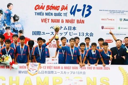 Giải bóng đá Thiếu niên quốc tế U13 Việt Nam – Nhật Bản 2024 thành công tốt đẹp