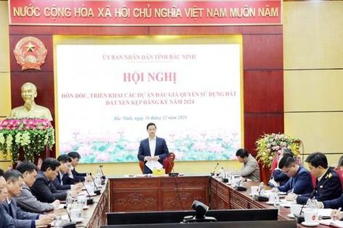 Chủ tịch tỉnh Bắc Ninh thúc tiến độ 54 dự án đấu giá quyền sử dụng đất
