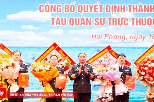 Công bố quyết định thành lập Trung tâm Đăng kiểm tàu quân sự