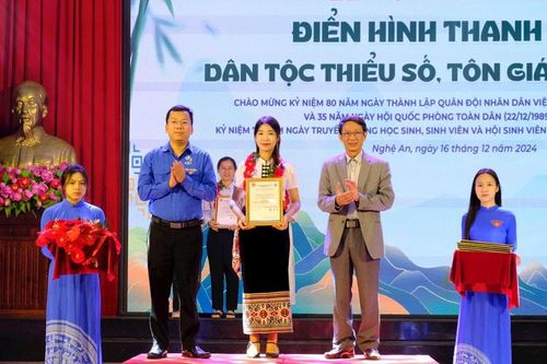 Trường Đại học Vinh tuyên dương 29 điển hình thanh niên dân tộc thiểu số, tôn giáo