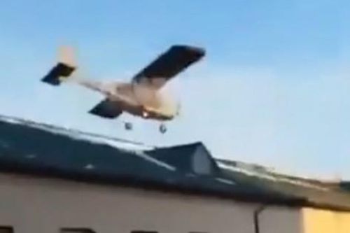 Cận cảnh UAV to như máy bay của Ukraine đâm vào doanh trại cảnh sát ở Chechnya