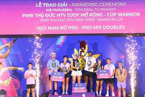 Bế mạc giải pickleball PWR Thủ Đức HTV DJOY mở rộng - Cúp WARRIOR
