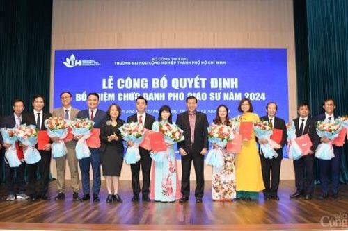Trường Đại học Công nghiệp TP. Hồ Chí Minh bổ nhiệm chức danh Phó Giáo sư năm 2024