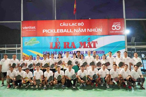 Ra mắt Câu lạc bộ Pickleball huyện Nậm Nhùn