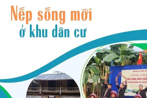Nếp sống mới ở khu dân cư