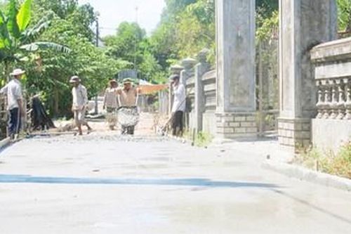 Chung sức kiến tạo diện mạo nông thôn
