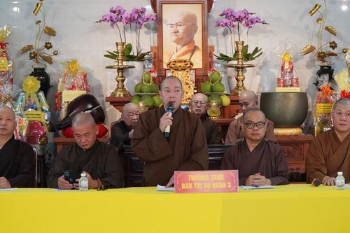 Ban Trị sự GHPGVN Q.3 họp sơ kết Quý IV và triển khai các hoạt động Phật sự cuối năm