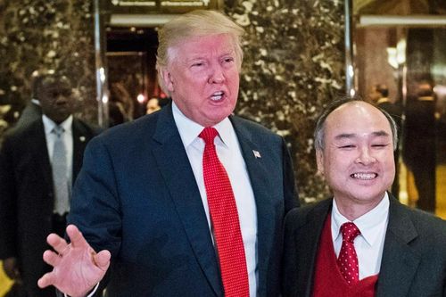 Tập đoàn công nghệ Nhật Bản SoftBank sẽ đầu tư 100 tỷ USD vào Mỹ