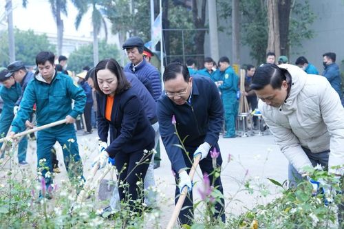 Ứng Hòa phát động phong trào thi đua 'Sáng - Xanh - Sạch - Đẹp'