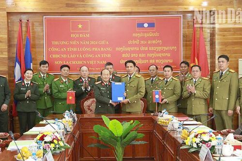 Hợp tác đấu tranh có hiệu quả các loại tội phạm trên tuyến biên giới Việt Nam-Lào