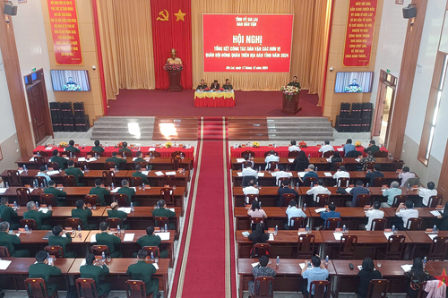 Các đơn vị Quân đội trên địa bàn tỉnh Gia Lai huy động 86.068 ngày công giúp nhân dân