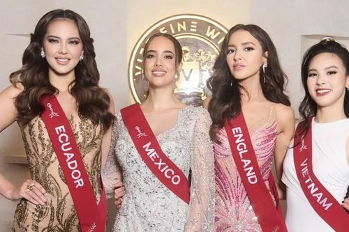 Quỳnh Nga và dàn mỹ nhân Miss Charm rạng rỡ trước đêm bán kết