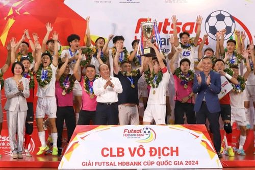 Thắng đậm khó tin, Thái Sơn Bắc vô địch Cúp Quốc gia futsal 2024