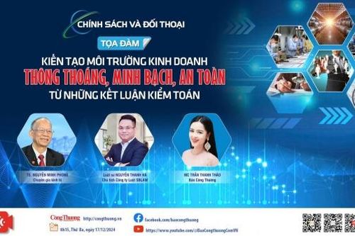 Tọa đàm 'Kiến tạo môi trường kinh doanh thông thoáng, minh bạch, an toàn từ những kết luận kiểm toán'