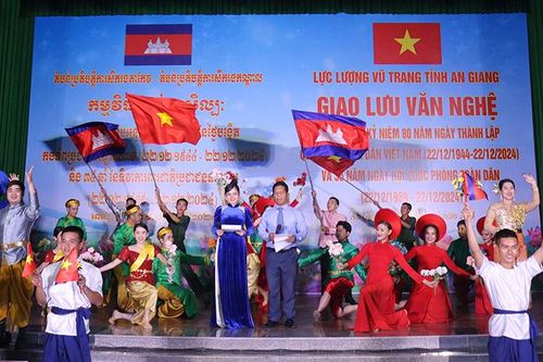 An Giang giao lưu với các đơn vị thuộc Quân đội Hoàng gia Campuchia
