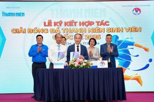 Lễ công bố và bốc thăm xếp lịch thi đấu vòng loại Giải bóng đá Thanh Niên sinh viên Việt Nam THACO Cup 2025
