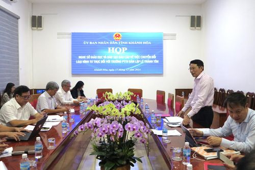Thống nhất chủ trương chuyển đổi Trường THPT Dân lập Lê Thánh Tôn sang tư thục