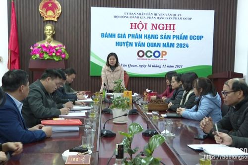 Văn Quan: Tổ chức đánh giá, phân hạng sản phẩm OCOP năm 2024