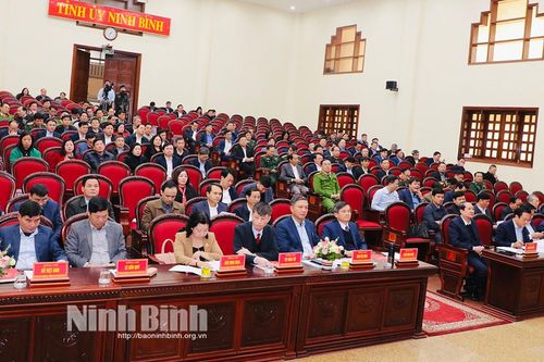 Triển khai thực hiện Nghị quyết của Ủy ban Thường vụ Quốc hội về việc sắp xếp đơn vị hành chính cấp huyện, cấp xã của tỉnh Ninh Bình giai đoạn 2023 - 2025