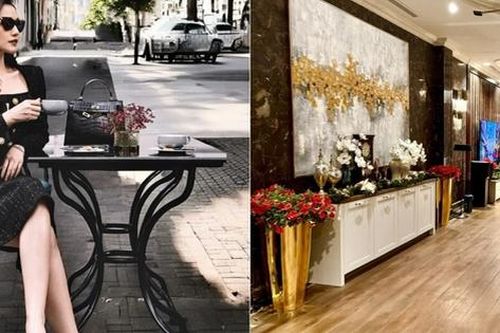 Màu sắc Giáng sinh tràn ngập không gian sống trong biệt thự 60 tỷ của 'nữ diễn viên giàu nhất miền Bắc'
