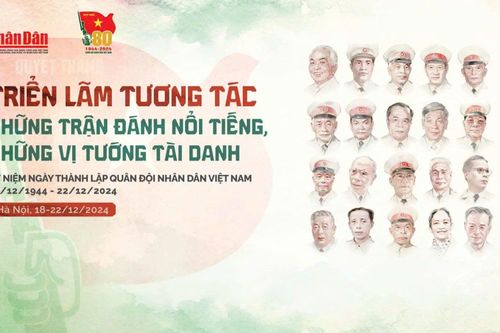Chiều nay khai mạc triển lãm tương tác 'Những trận đánh nổi tiếng, những vị tướng tài danh'