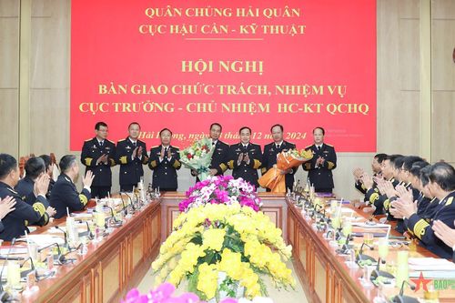 Bàn giao chức trách, nhiệm vụ Cục trưởng, Chủ nhiệm Hậu cần - Kỹ thuật Quân chủng Hải quân
