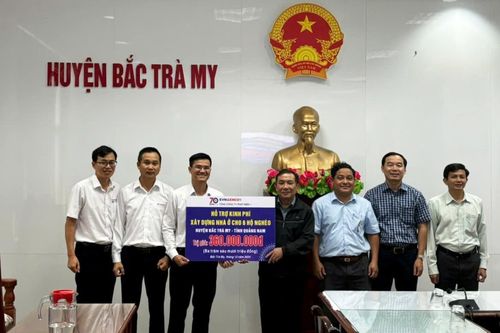Hỗ trợ kinh phí xây 6 căn nhà tình nghĩa tại tỉnh Quảng Nam