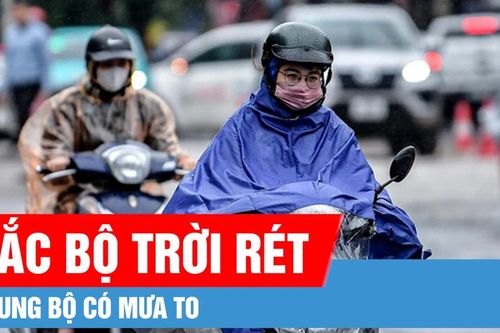 Bắc bộ đêm và sáng trời rét, Trung bộ có mưa to