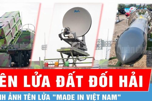 Hình ảnh tên lửa đất đối hải 'made in Việt Nam'