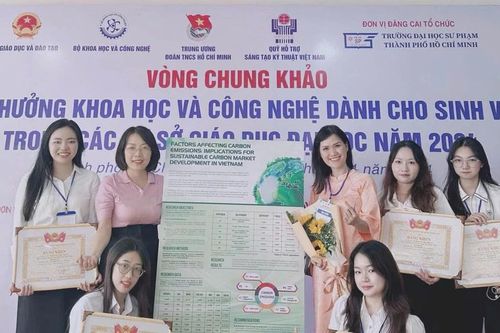 Đề tài phát triển bền vững thị trường carbon tại Việt Nam đạt giải Nhì