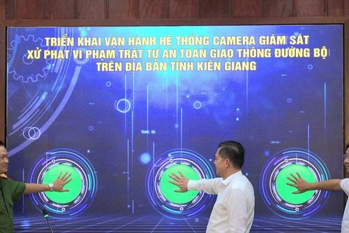 Kiên Giang vận hành hệ thống camera xử phạt vi phạm trật tự, an toàn giao thông