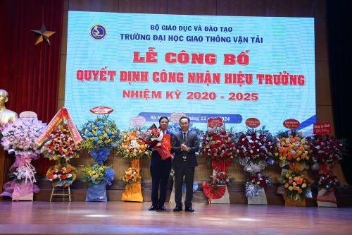 Trường Đại học Giao thông Vận tải có hiệu trưởng mới