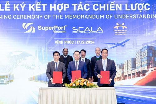 Việt Nam SuperPort hợp tác thành lập phòng thí nghiệm logistics tại Vĩnh Phúc