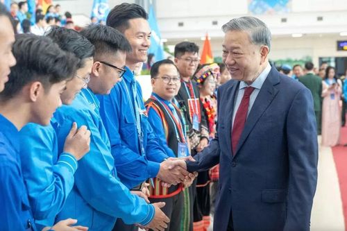 Tổng Bí thư Tô Lâm dự phiên trọng thể Đại hội Hội Liên hiệp Thanh niên Việt Nam lần thứ IX
