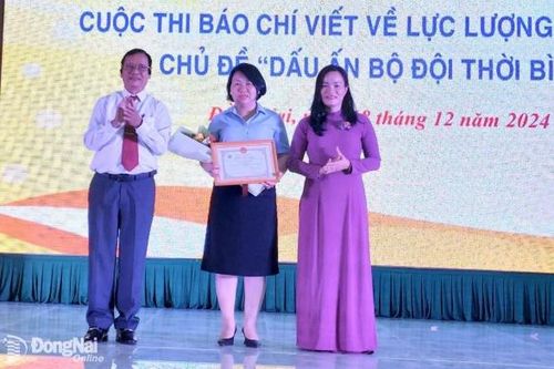 Báo Đồng Nai đoạt giải nhất Cuộc thi Dấu ấn bộ đội thời bình